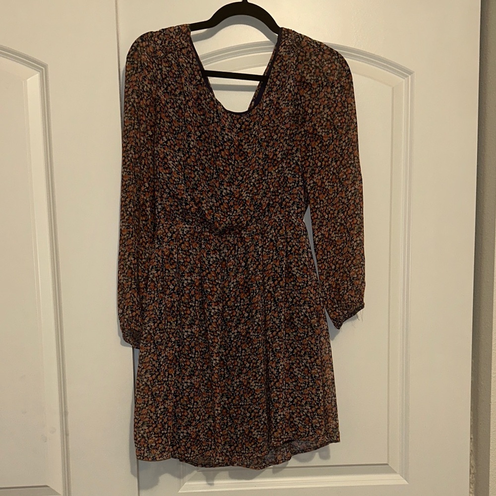 Floral Long Sleeve Dress